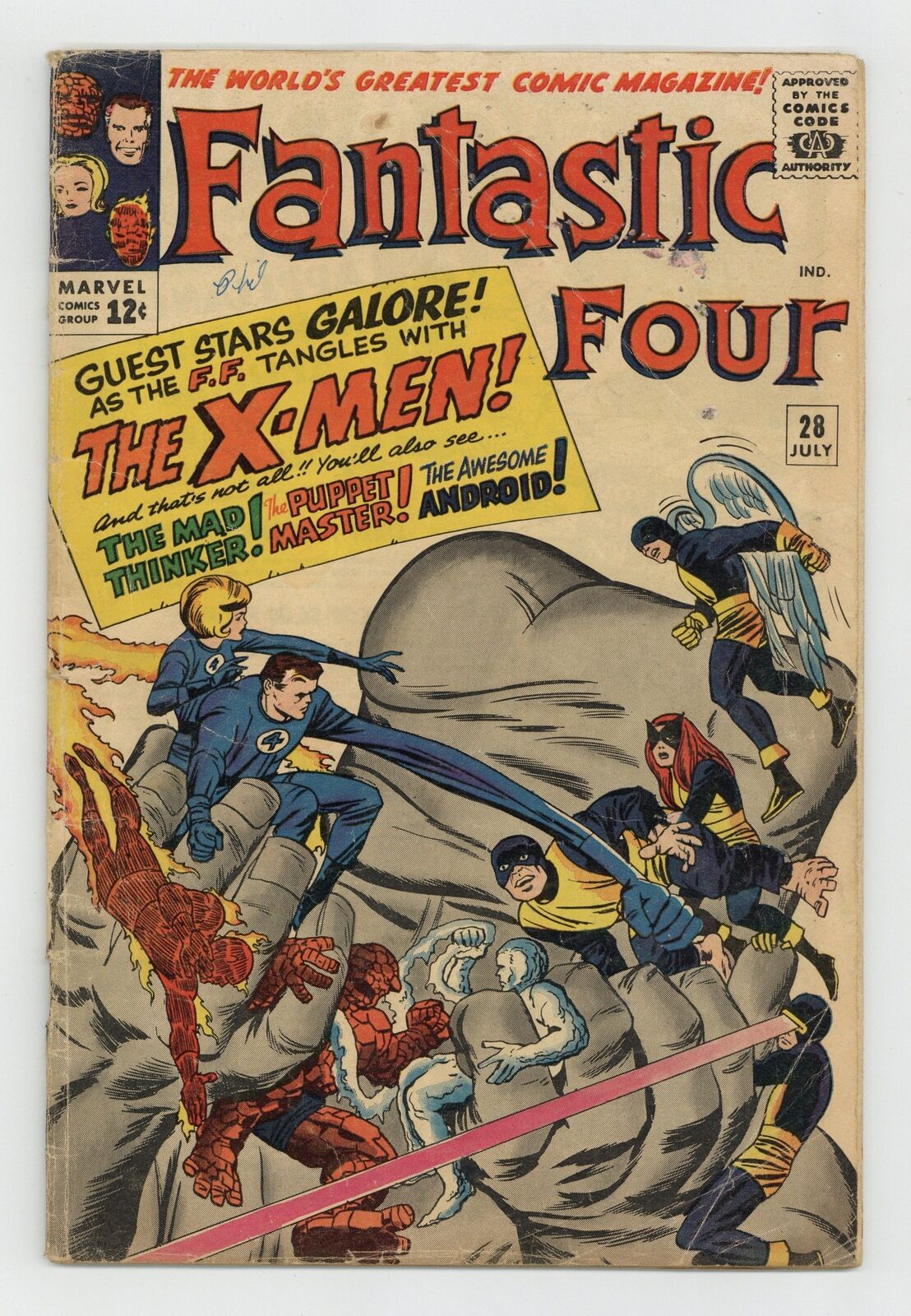 Fantastic Four #28 GD+ 2.5 1964