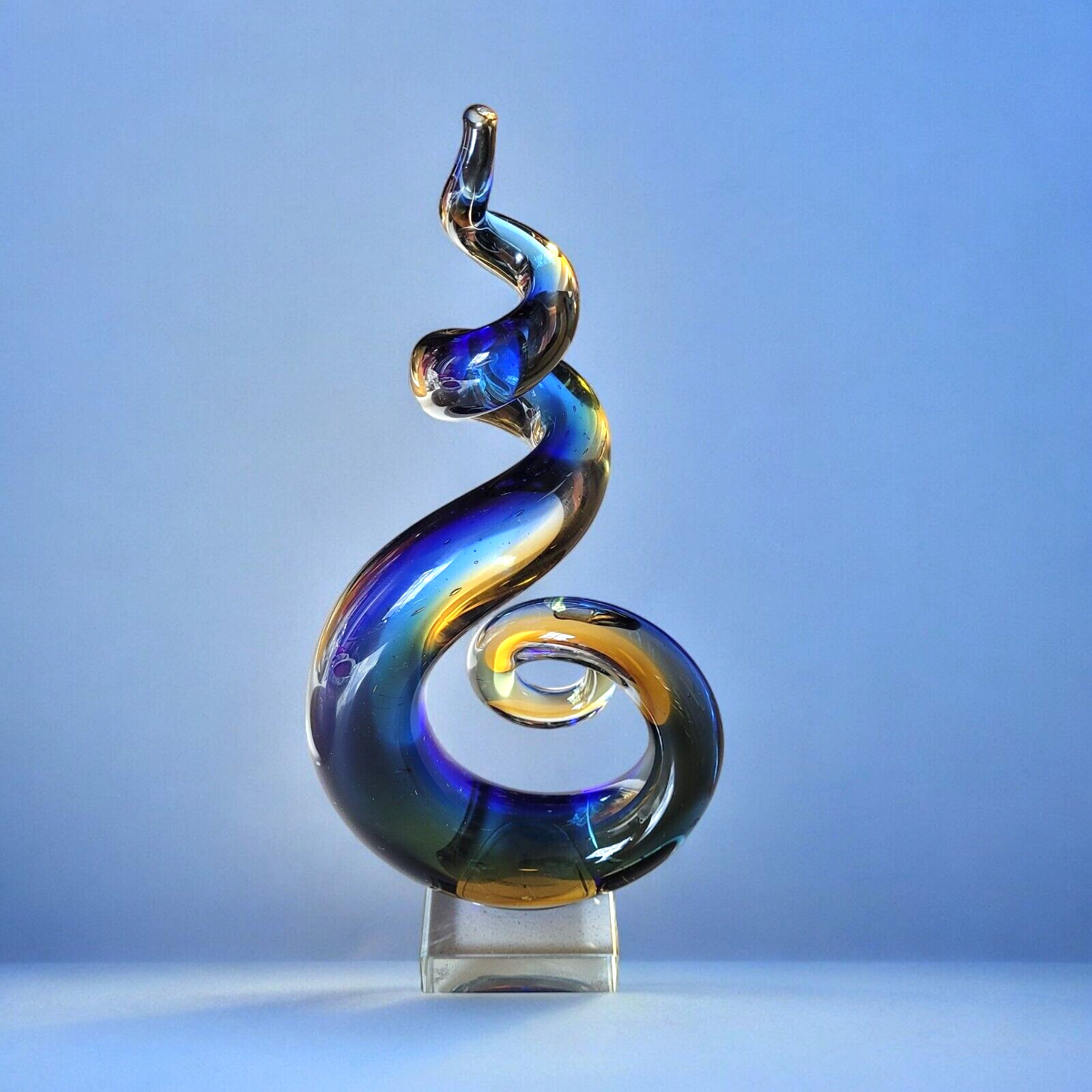 VTG Murano Glass Sculpture Freeform Italian Statue Art Deco - SHIPS TODAY ✔️