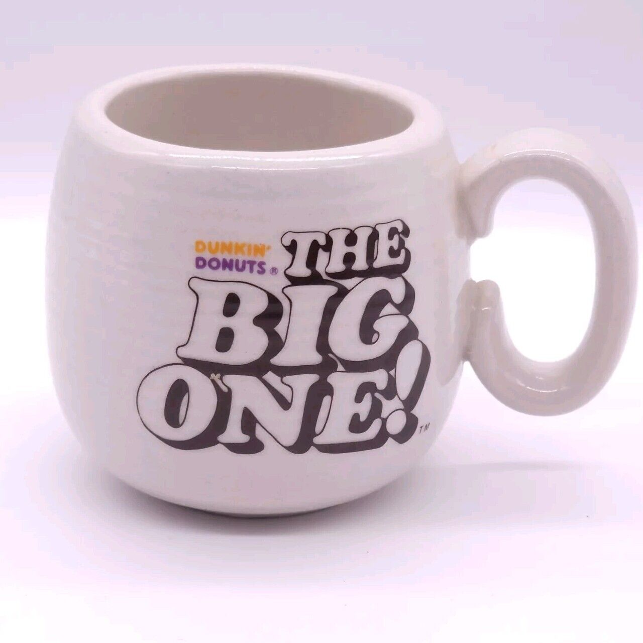 Dunkin Donuts The Big One Vintage Ceramic Coffee Mug