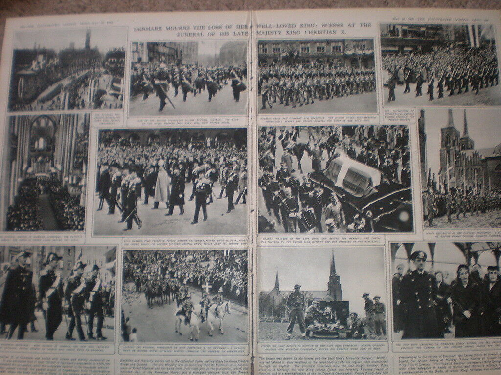 Photo article Funeral of King Christian X of Denmark 1947