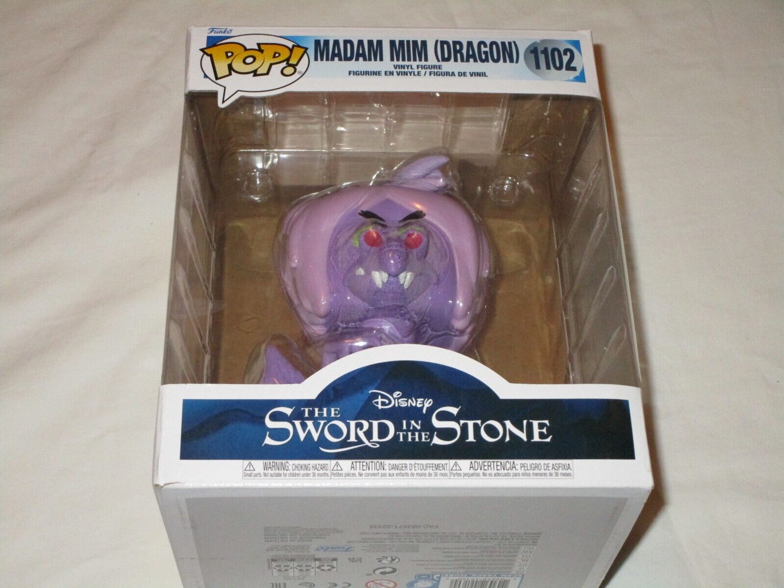 Funko Pop Disney The Sword in the Stone Madam Mim as Dragon #1102 Damaged
