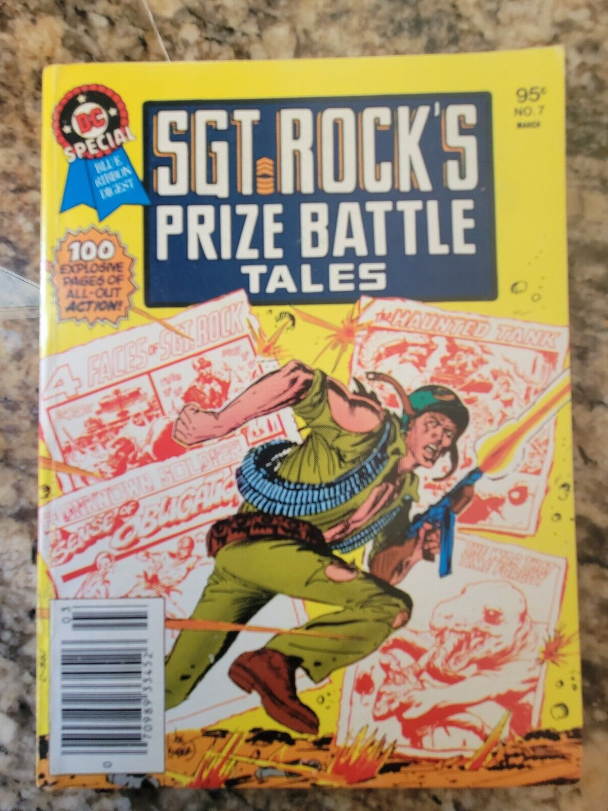 SGT ROCK\'S PRIZE BATTLE TALES 1981 No. 7 March DC RARE Blue Ribbon Digest
