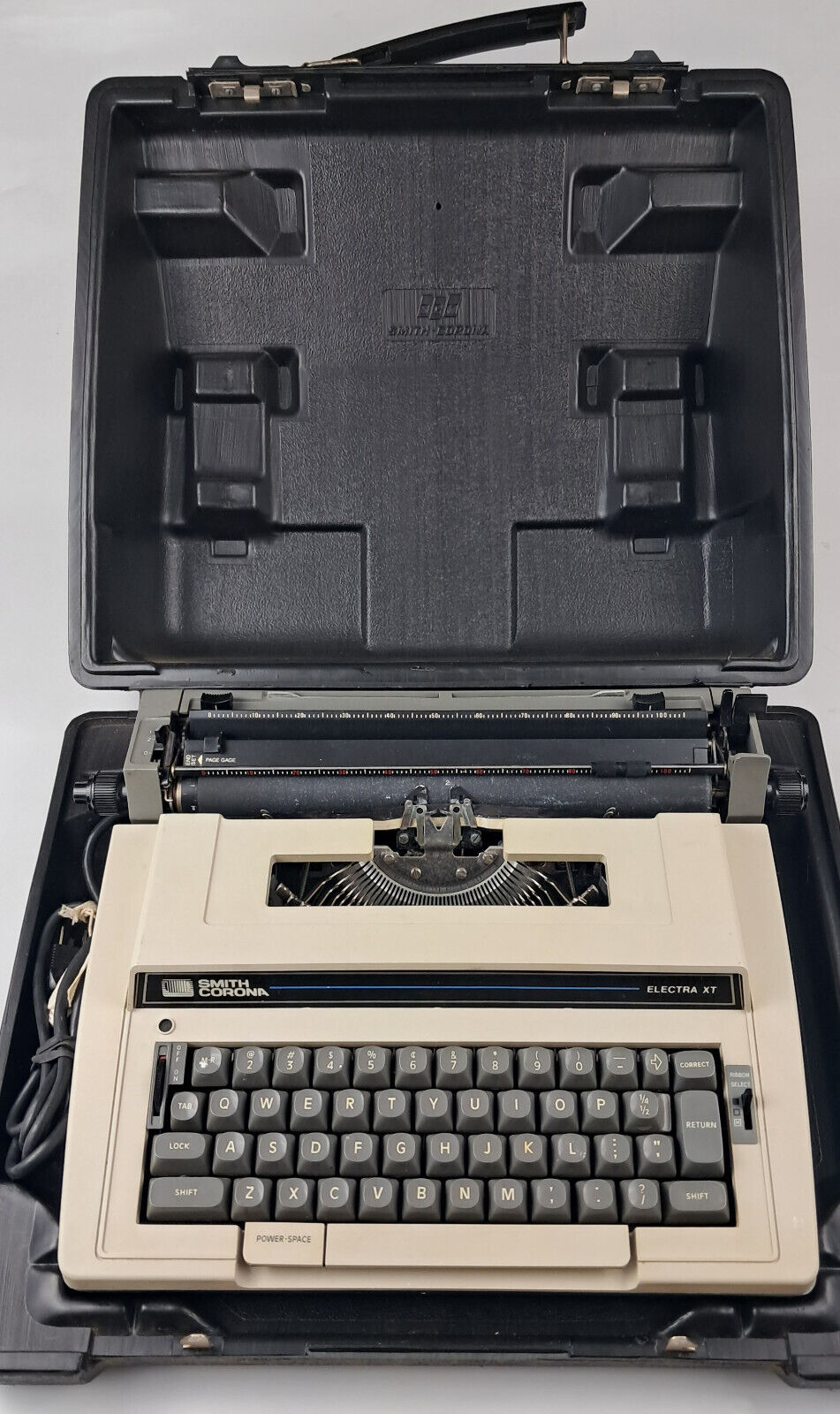 Smith Corona Electra XT Electric Correction Typewriter with Carry Case Tested