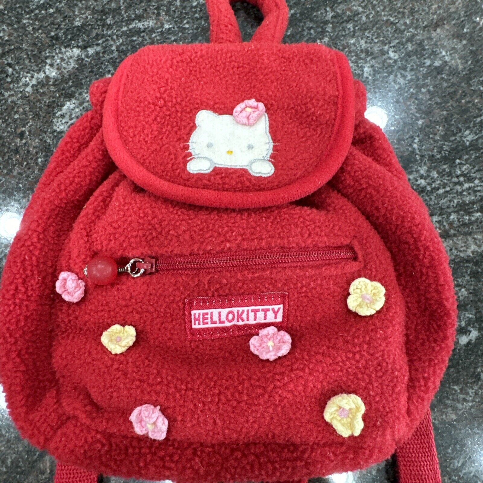 Hello Kitty Sanrio Smiles Retro Vtg Backpack Purse 2003