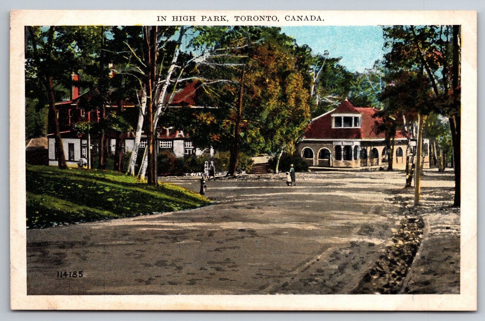 In High Park. Vintage Toronto Postcard