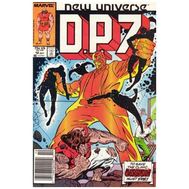 D.P. 7 #12 Newsstand Marvel comics VF+ Full description below [i\