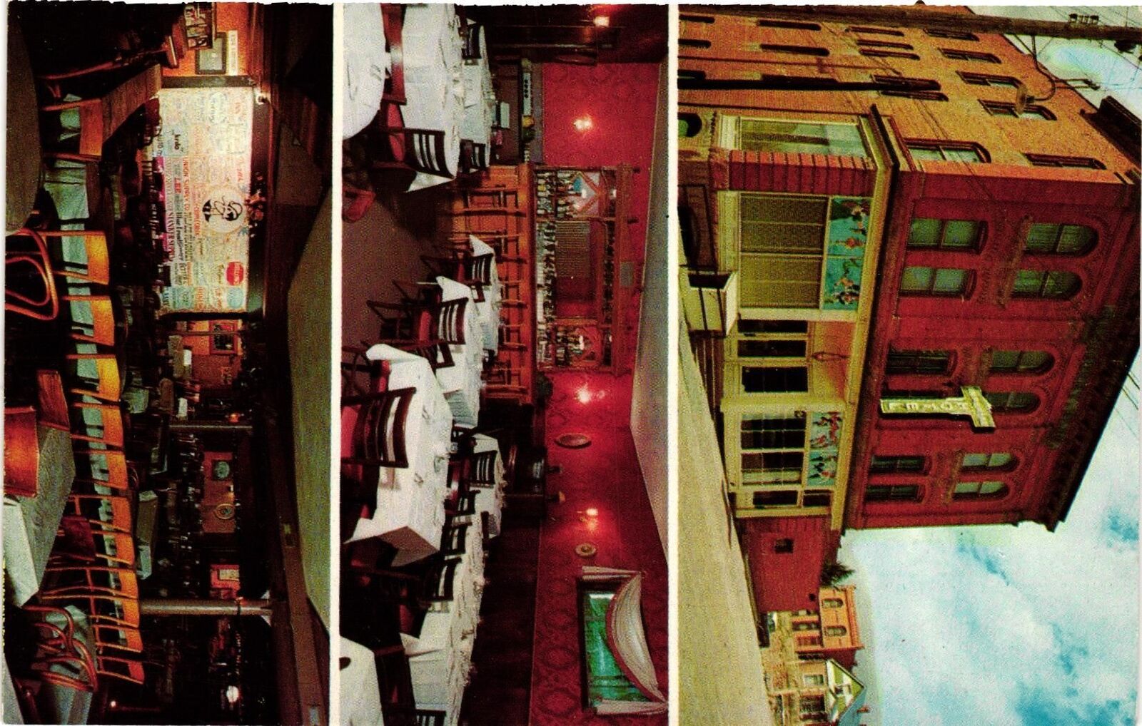 VTG Postcard- 20757-. 1. Imperial Hotel 2. The Carlton Dining Roo. Unused 1960