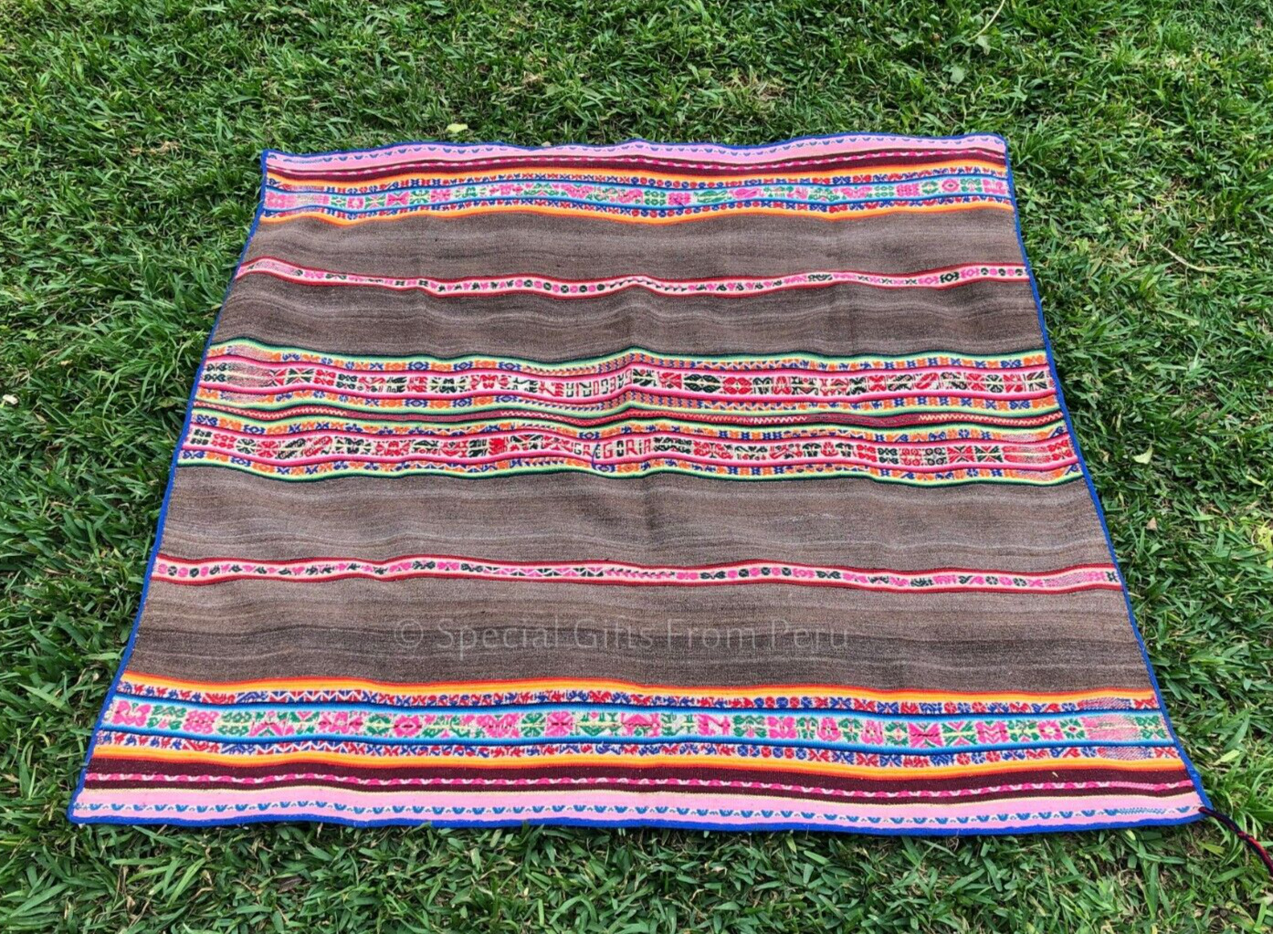 Unique Handwoven Bohemian Beauty: Handwoven Blanket for a Stylish Home Retreat