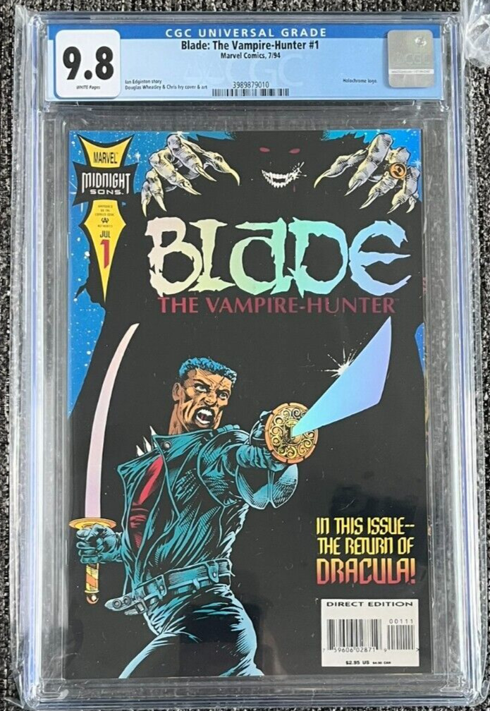 Blade: The Vampire-Hunter #1 (Marvel Comics 1994) CGC 9.8 White Pages WP