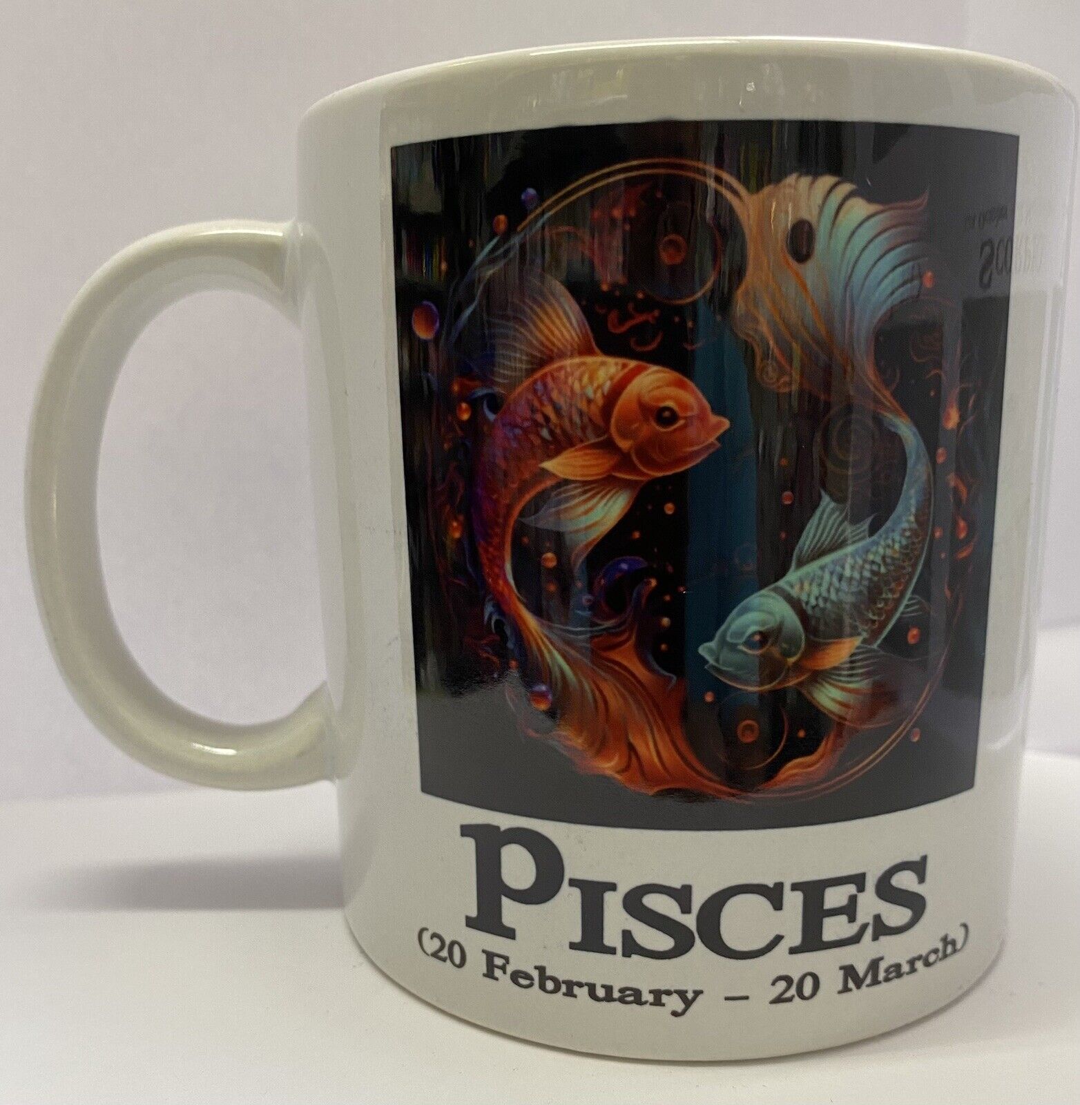 pisces zodiac coffee tea mug