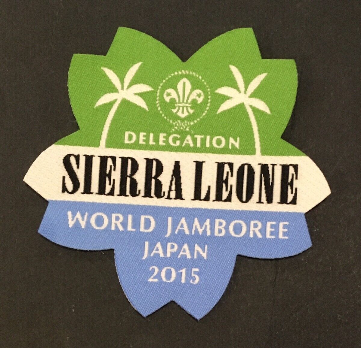 2019 23rd World Scout Jamboree 2015 SIERRA LEONE badge