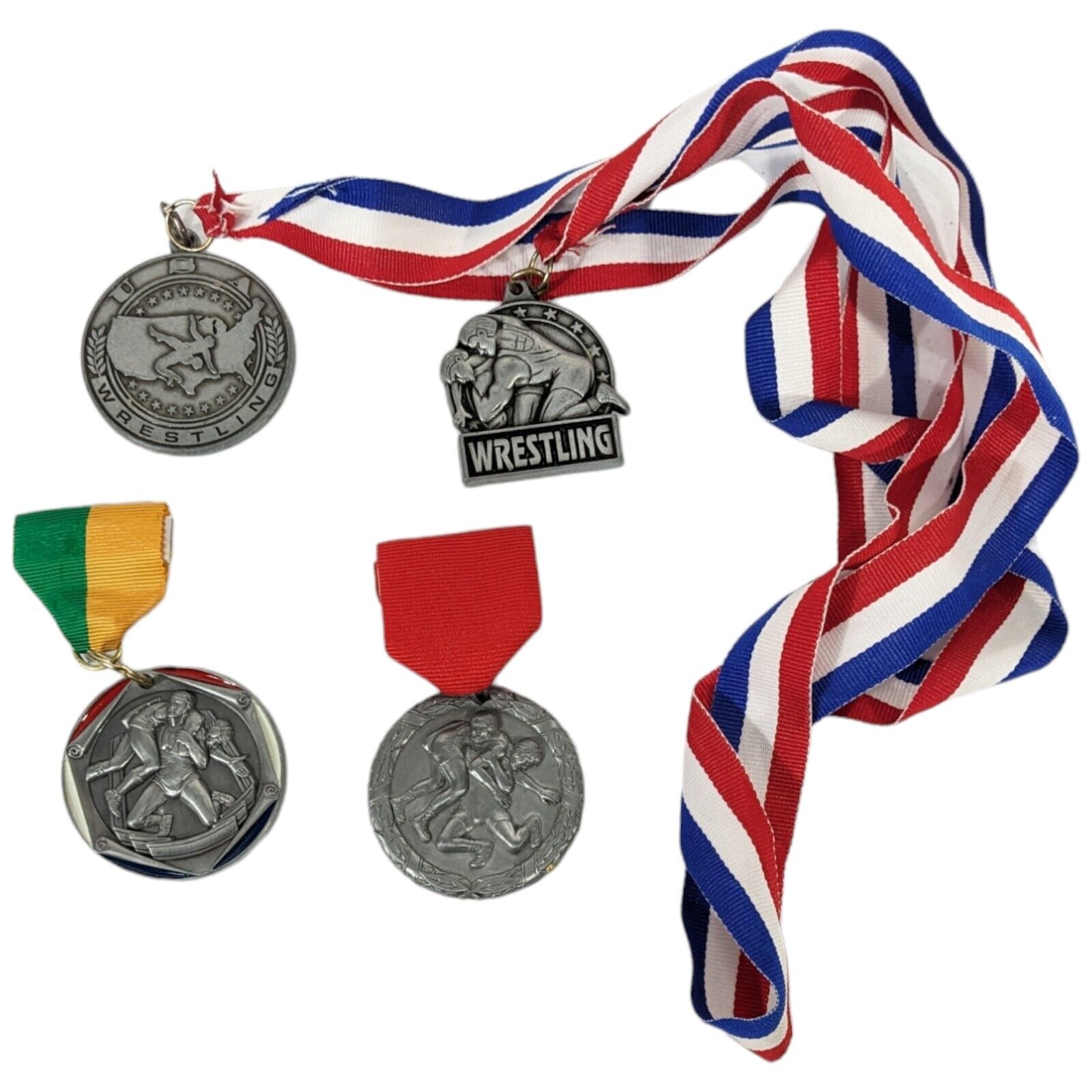 Wrestling Medals Collegiate Freestyle 2nd Place 1999-2003 Folkstyle USA Wrestle
