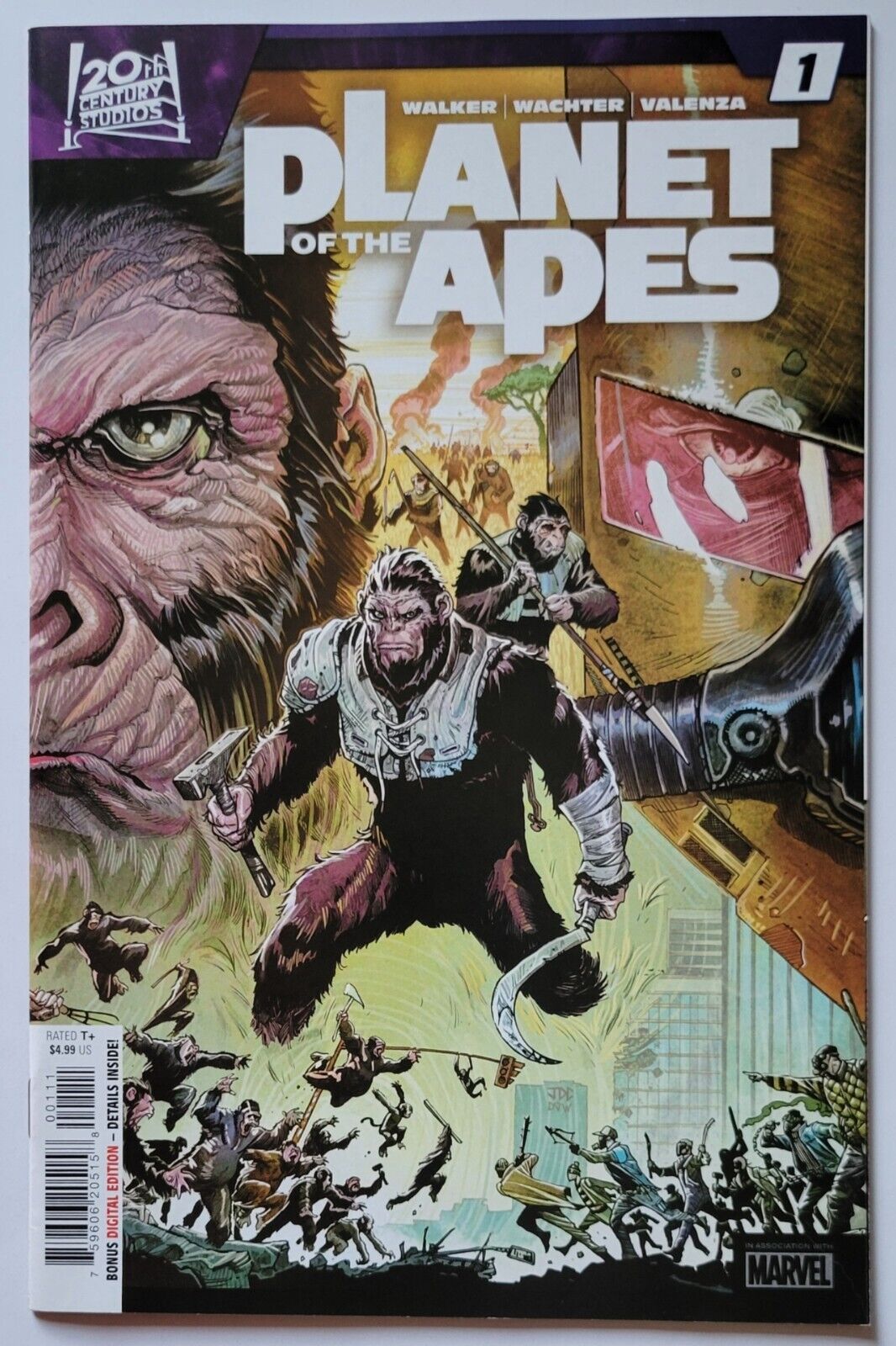 PLANET OF THE APES #1 MARVEL 2023 20th Century Studios 1st Print