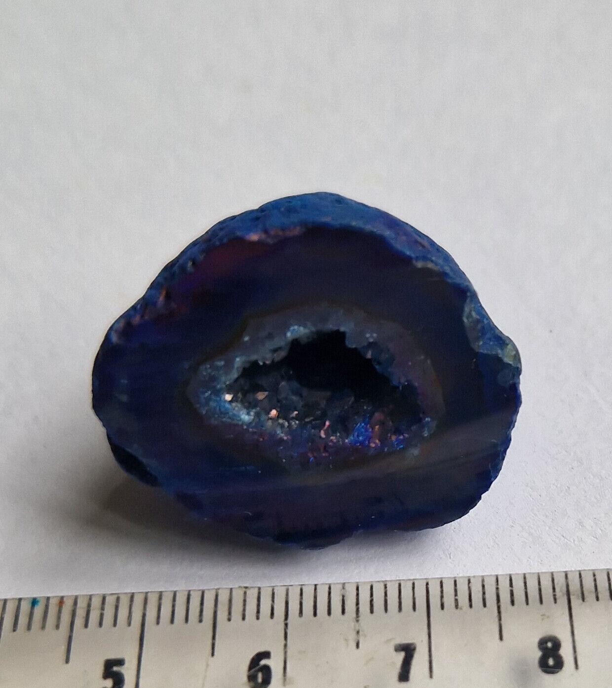 Super Shimmery Agate Half Geode   2.8cm