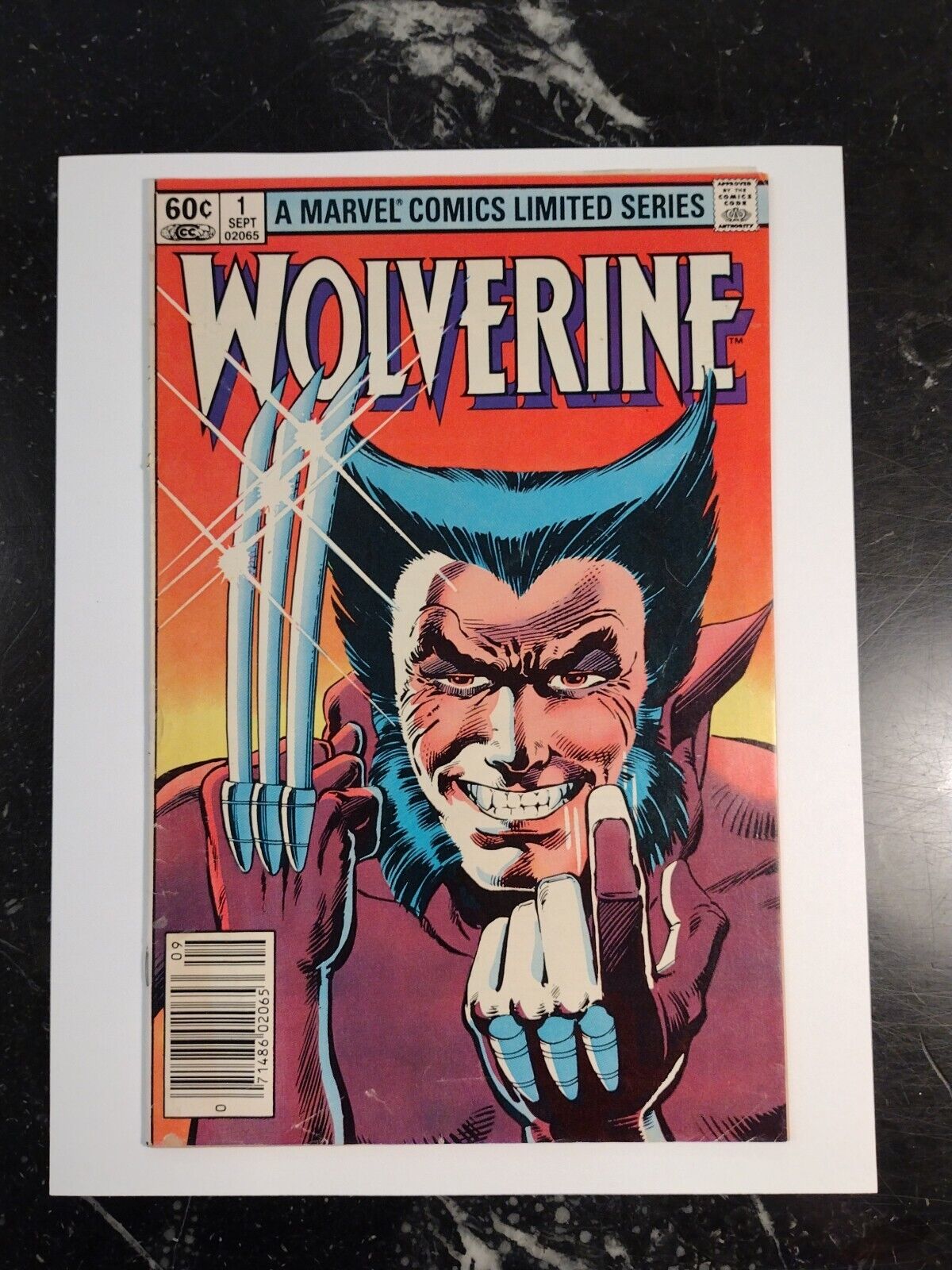 Wolverine Limited Series #1  VG-FINE 5.0  RARE NEWSSTAND  1982  HOT 🔥 KEY 🔑