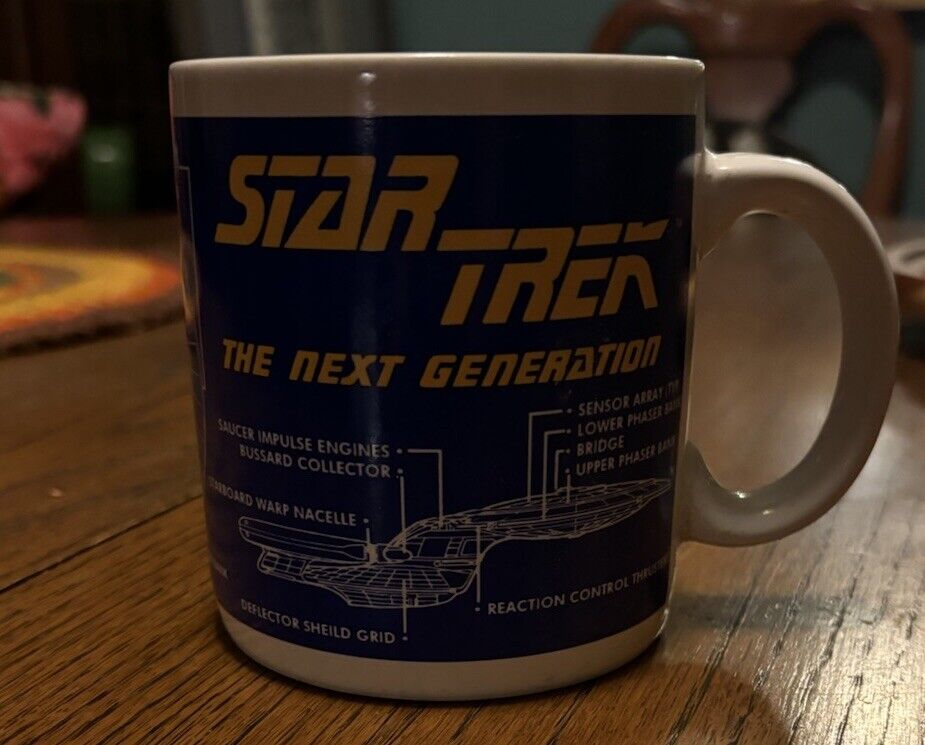 VTG 1994 Pfaltzgraff Star Trek USS Enterprise NCC-1701-A Coffee Mug