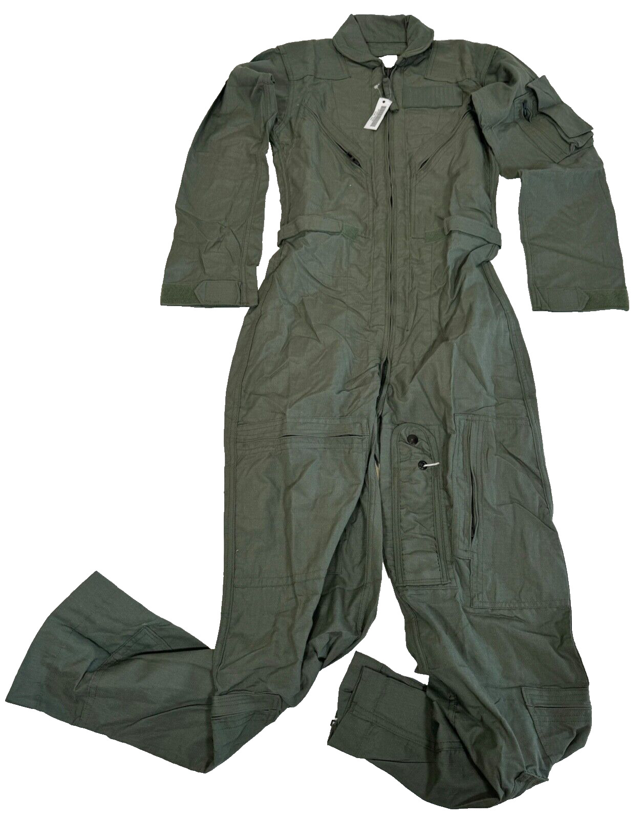 New USAF Military CWU-27/P Flyers Coveralls Flight Suit Sage Green Women\'s 32WL