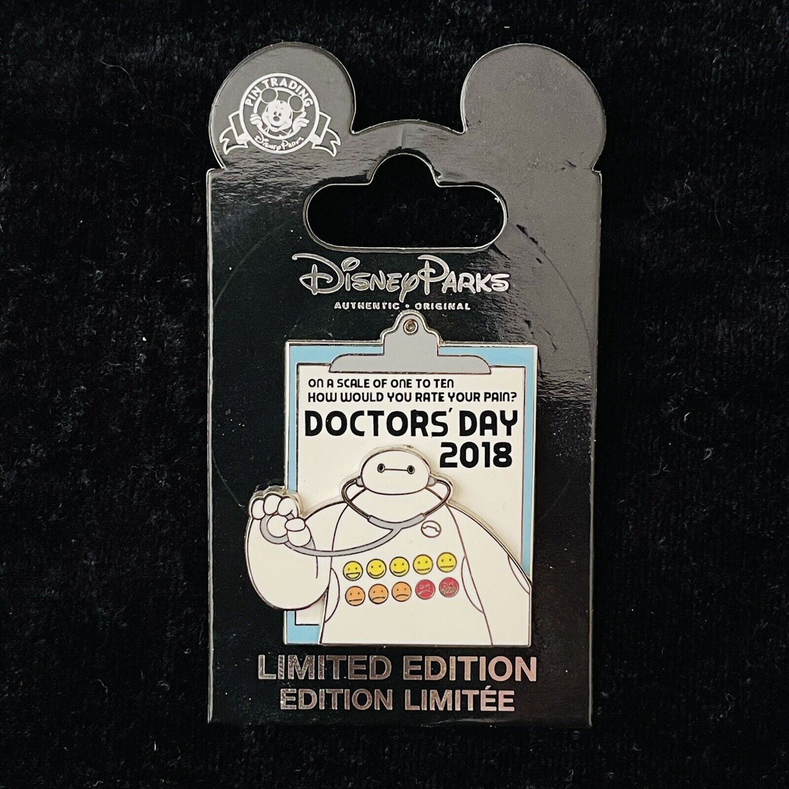 LE Doctor\'s Day 2018 Baymax Big Hero Medical Surgeon Nurse Profession Disney Pin