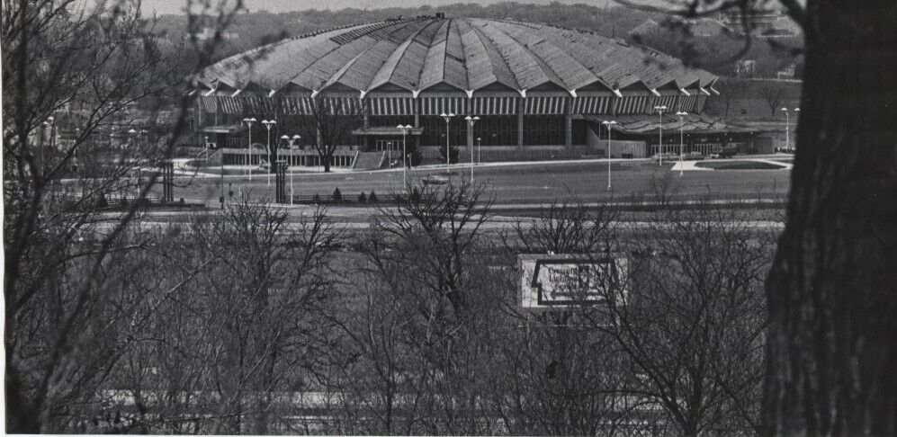 1967 Press Photo Dane County Coliseum Photo by Ned Vespa