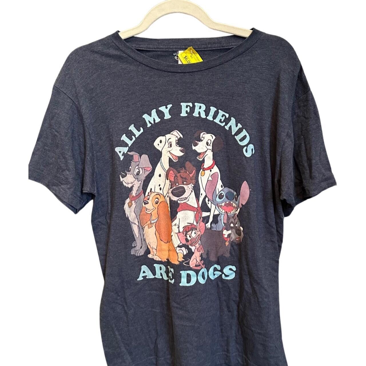 Disney All My Friends Are Dogs Soft T-Shirt - Dalamatians - Stitch