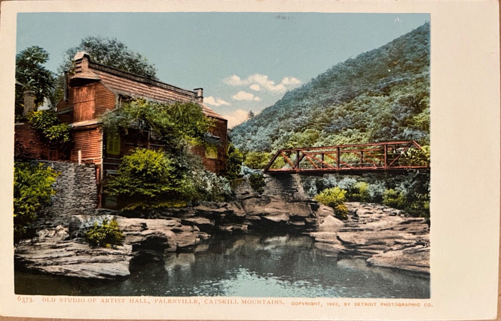 Palenville New York Artist Studio Catskill Mountains Antique Postcard c1900