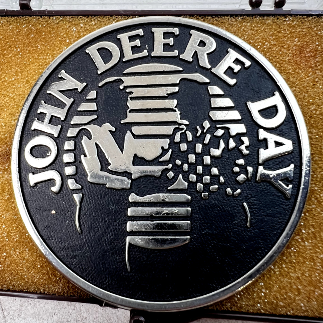 1990 John Deere Day Belt Buckle - 2.5\