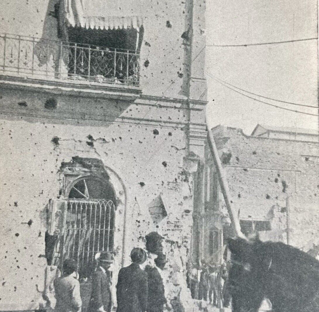 Postcard Mexico DF MEXICAN REVOLUTION 1913 Corner of Balderas and Avenida Juarez