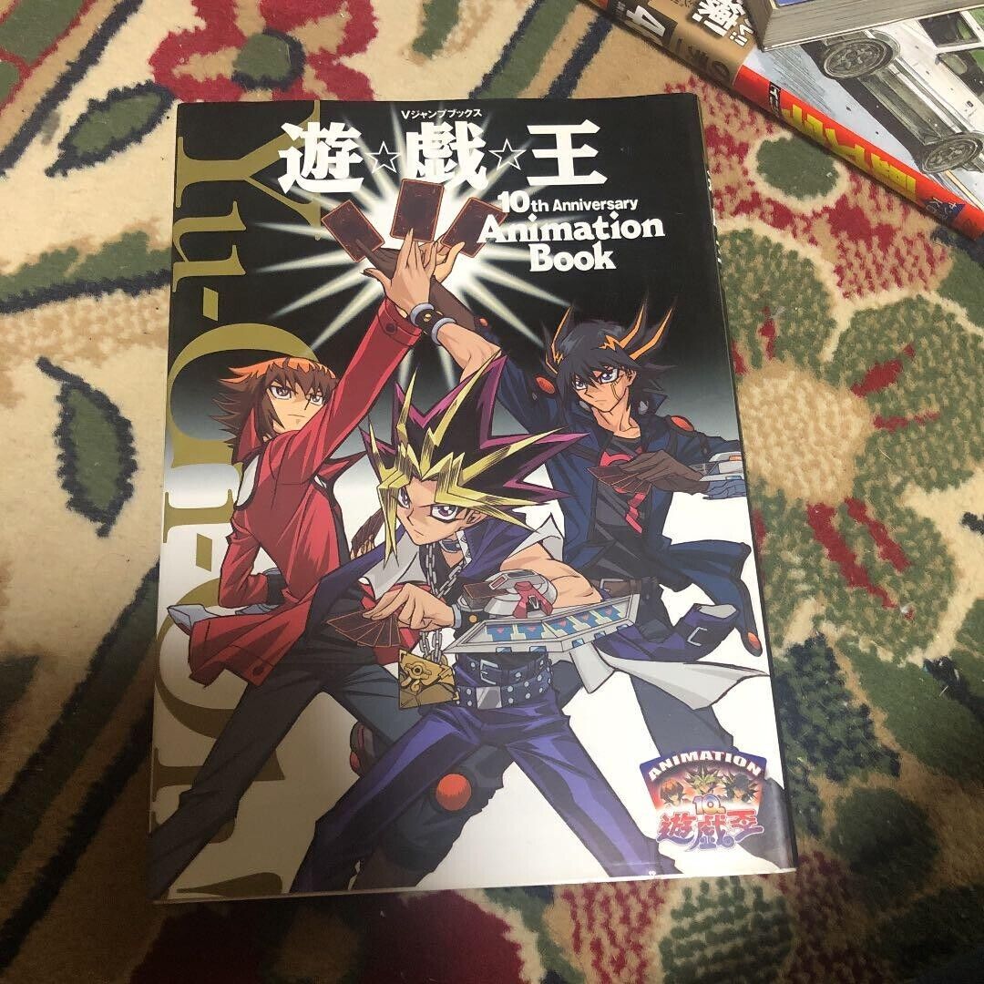 Yu-Gi-Oh 10th Anniversary Animation Book JAPAN Used Anime