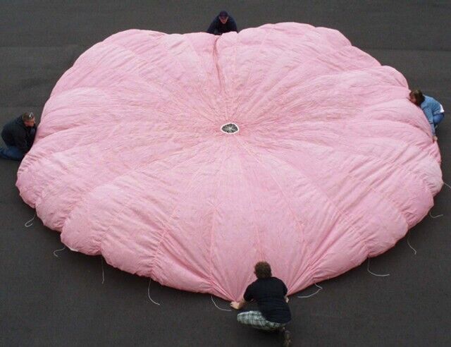 British Miltary Issue - 28\' Pink Parachute