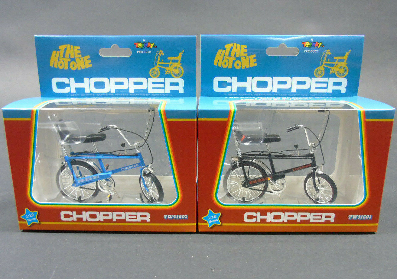Black & Blue Raleigh Chopper MK1 Collectable Diecast Model The Hot One RARE 