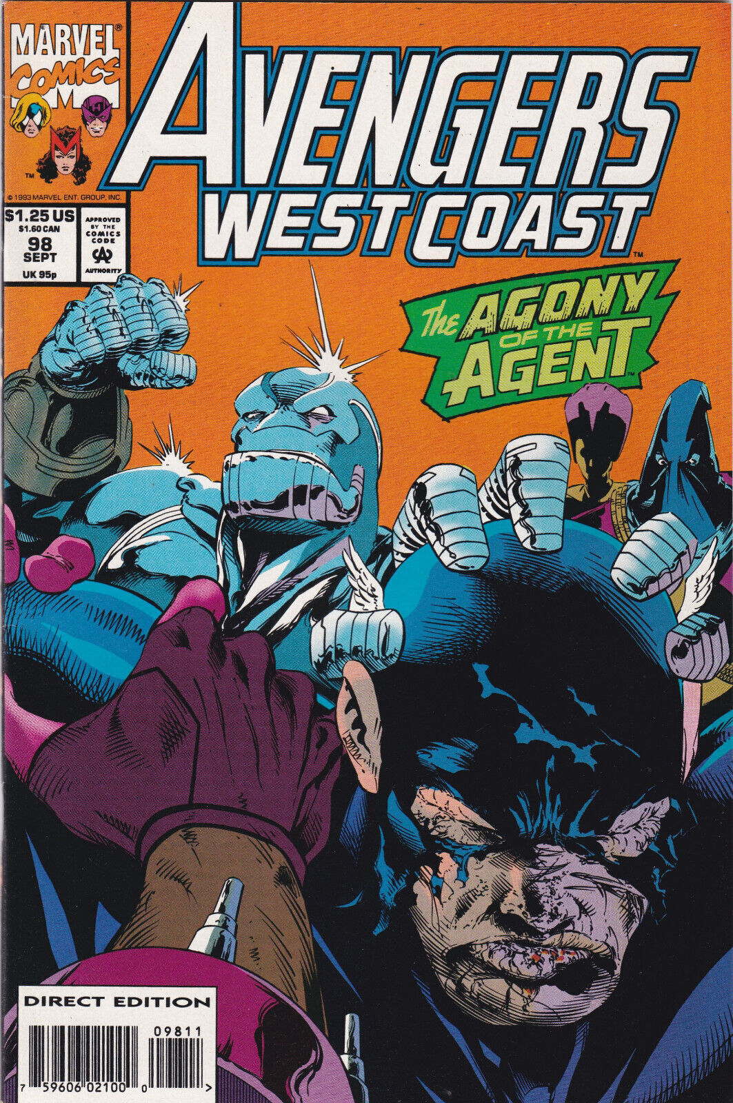 Avengers West Coast #98, (1989-1994)Marvel Comics,High Grade