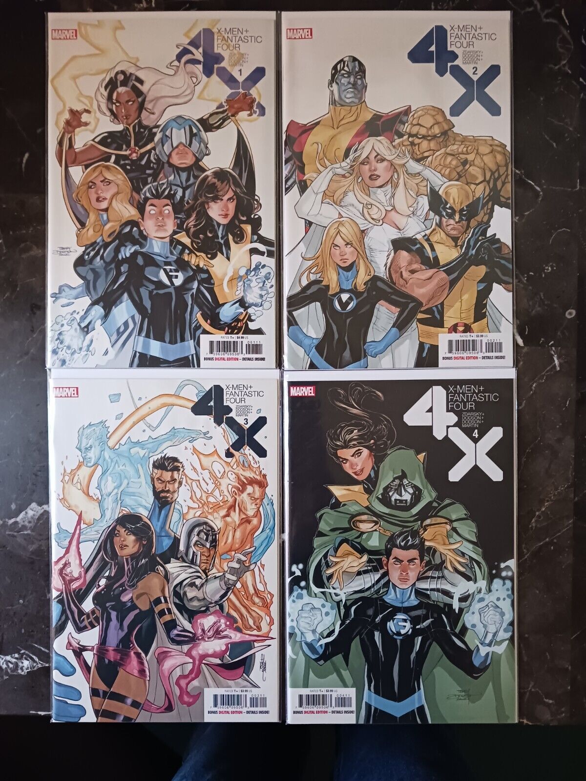 X-Men + Fantastic Four 1-4 NM- or better 2020 Complete Series