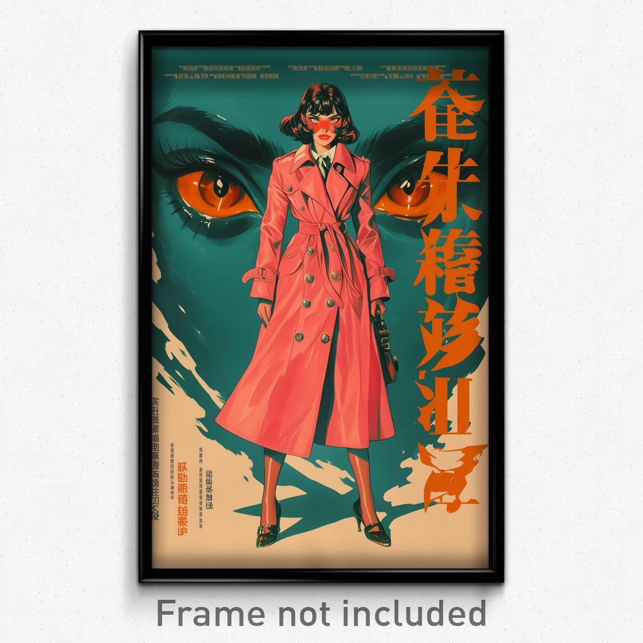 Vietnamese Movie Poster - Girl Feeling Assertive, Pink Trench Coat (Art Print)