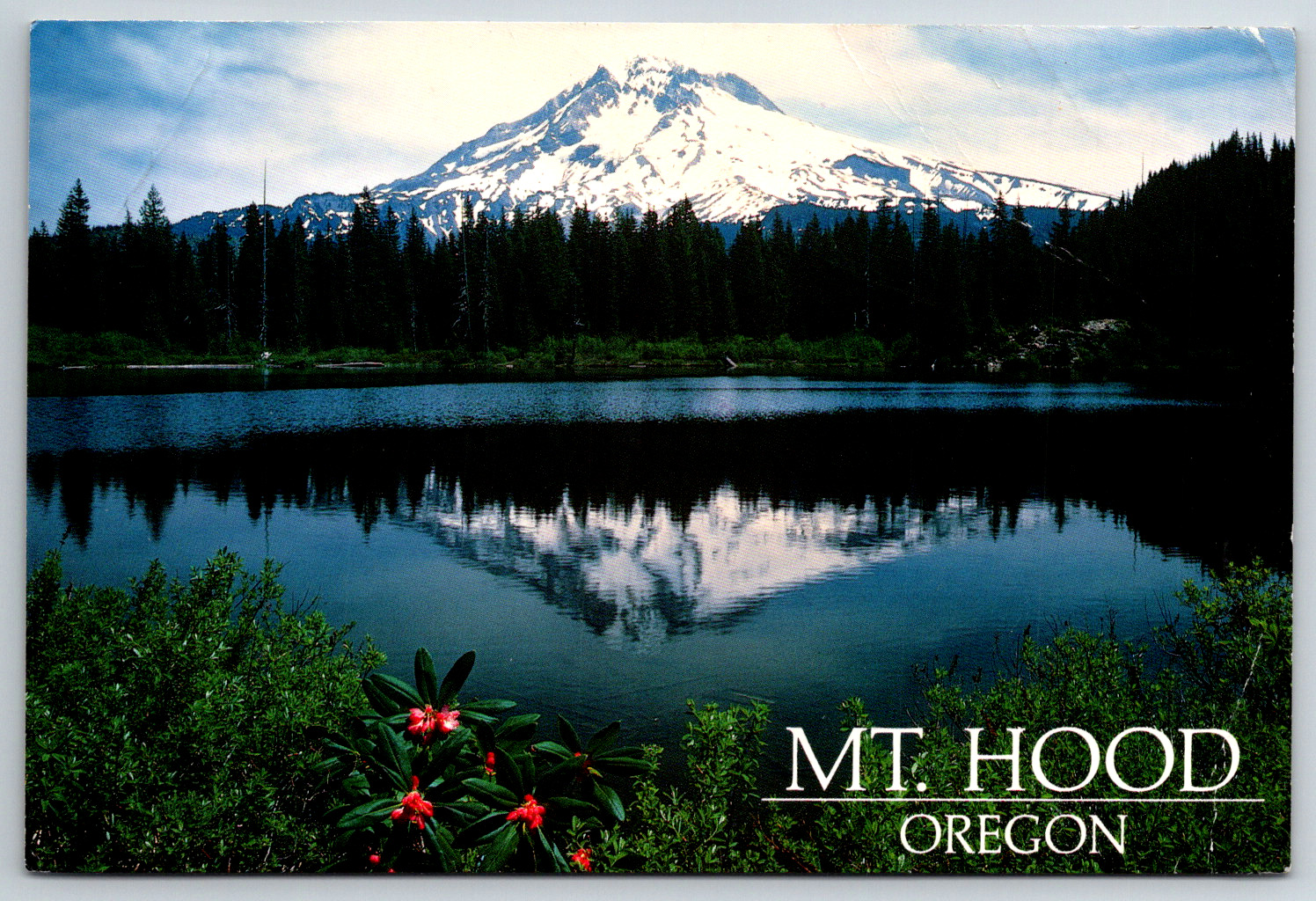 c1980s Mt. Hood Oregon Postcard Portland Old Smith Western Continental