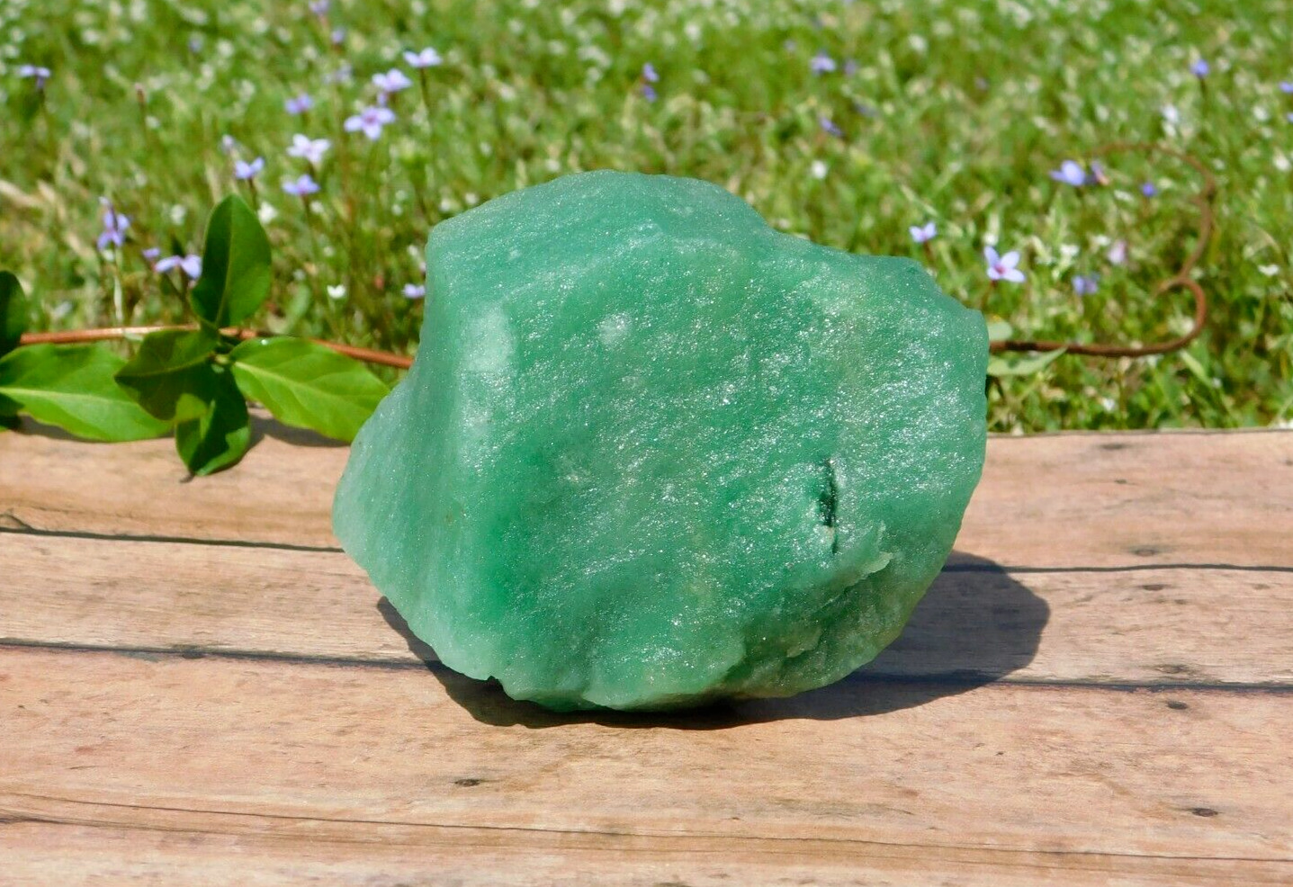Natural Green Aventurine Raw Rough Stone 269g Energy Healing Heart Chakra