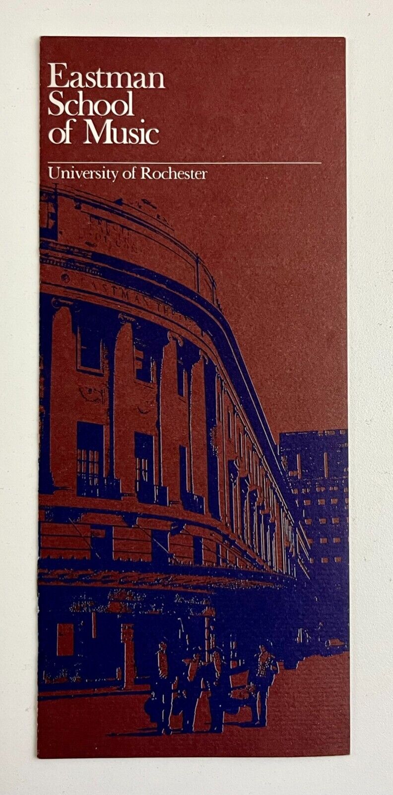 1980s Eastman Music School Rochester University New York Vintage Travel Brochure