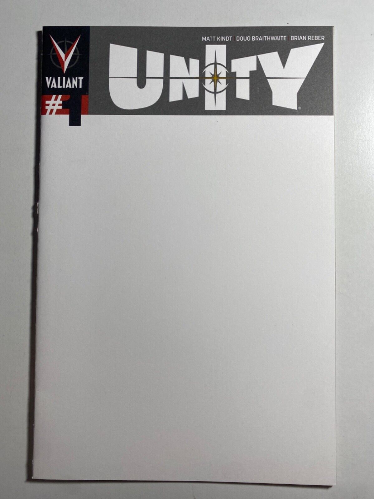 VALIANT COMICS UNITY #1 (2013) BLANK SKETCH VARIANT NM/MT COMIC