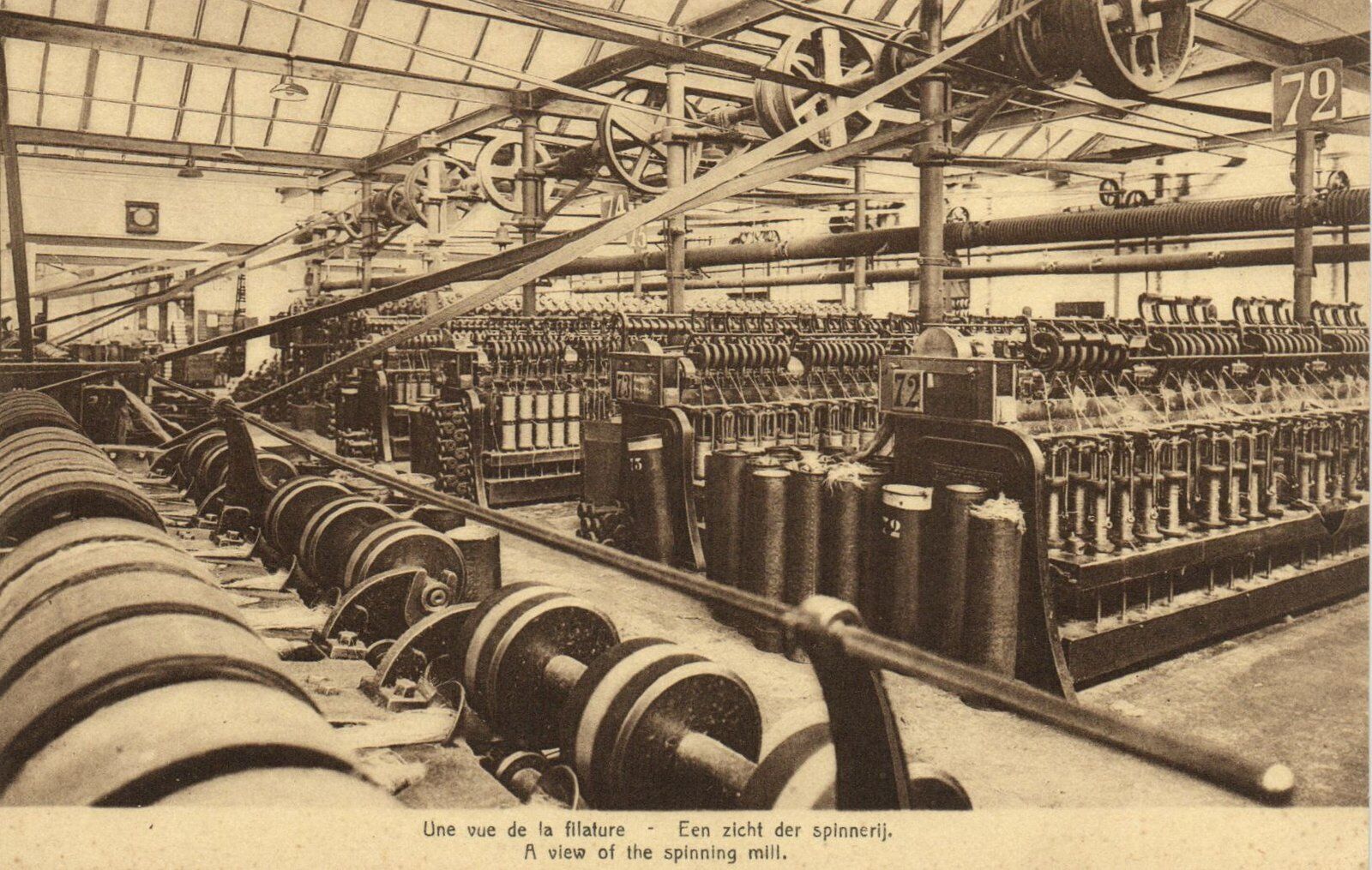 PC BELGIUM BRUSSELS SOC. FLANDRIA SPINNING MILL INDUSTRY (a51298)