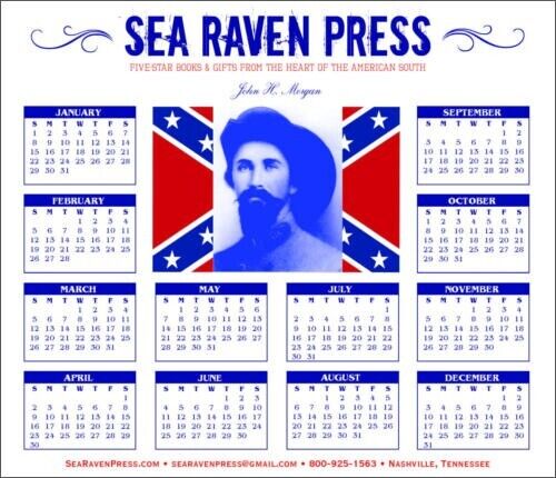 John H. Morgan - 2023 - 12 Month One Page Wall Calendar - From Sea Raven Press