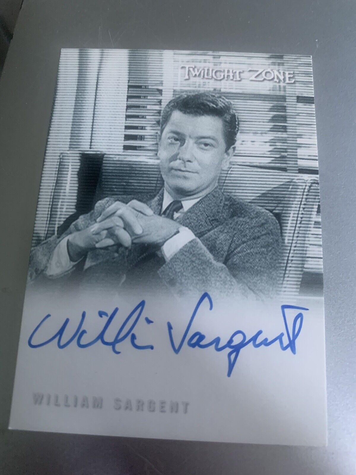 The Complete Twilight Zone 50th Anniversary William Sargent A104 autograph card