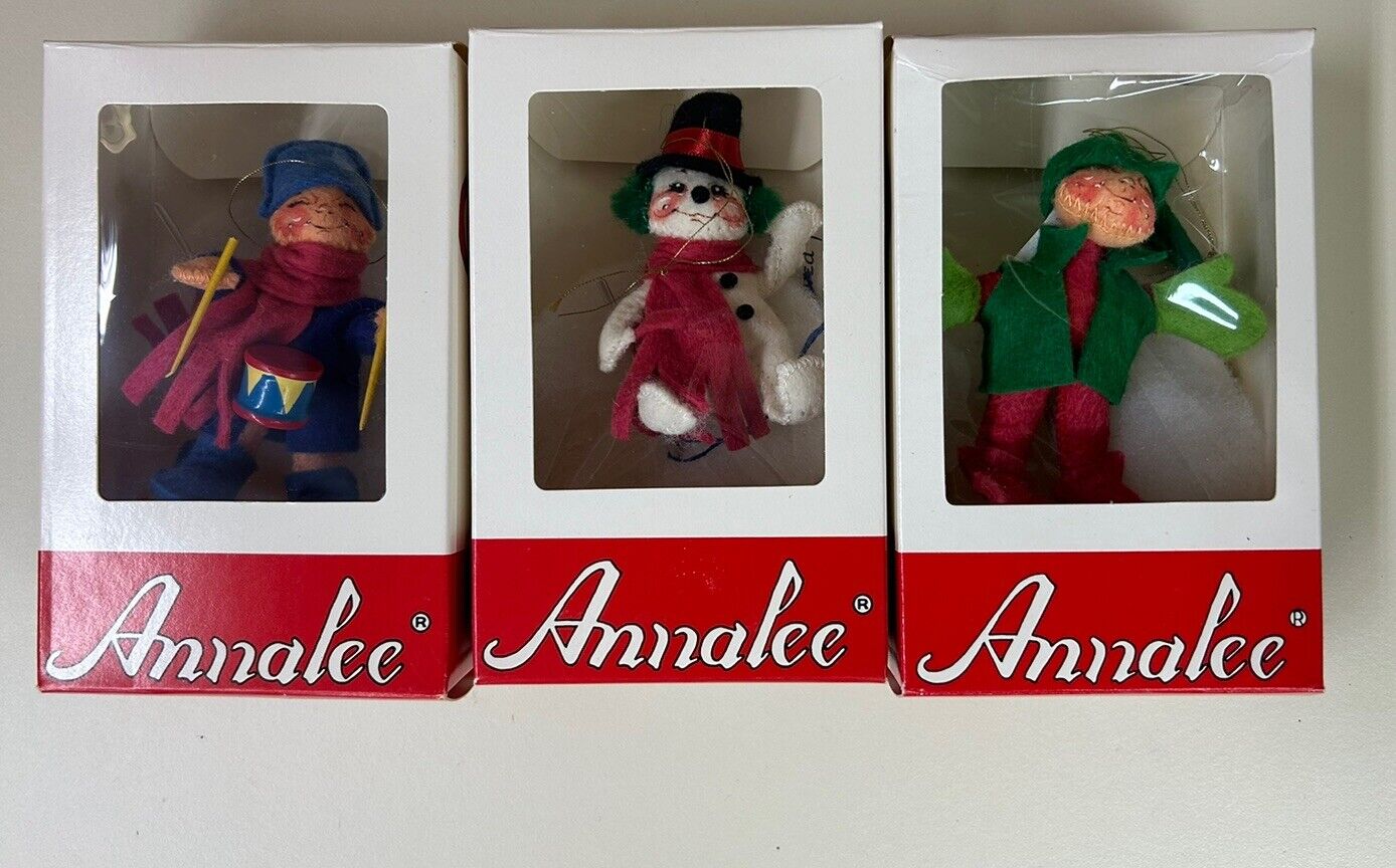 Annalee Christmas Ornaments 3\