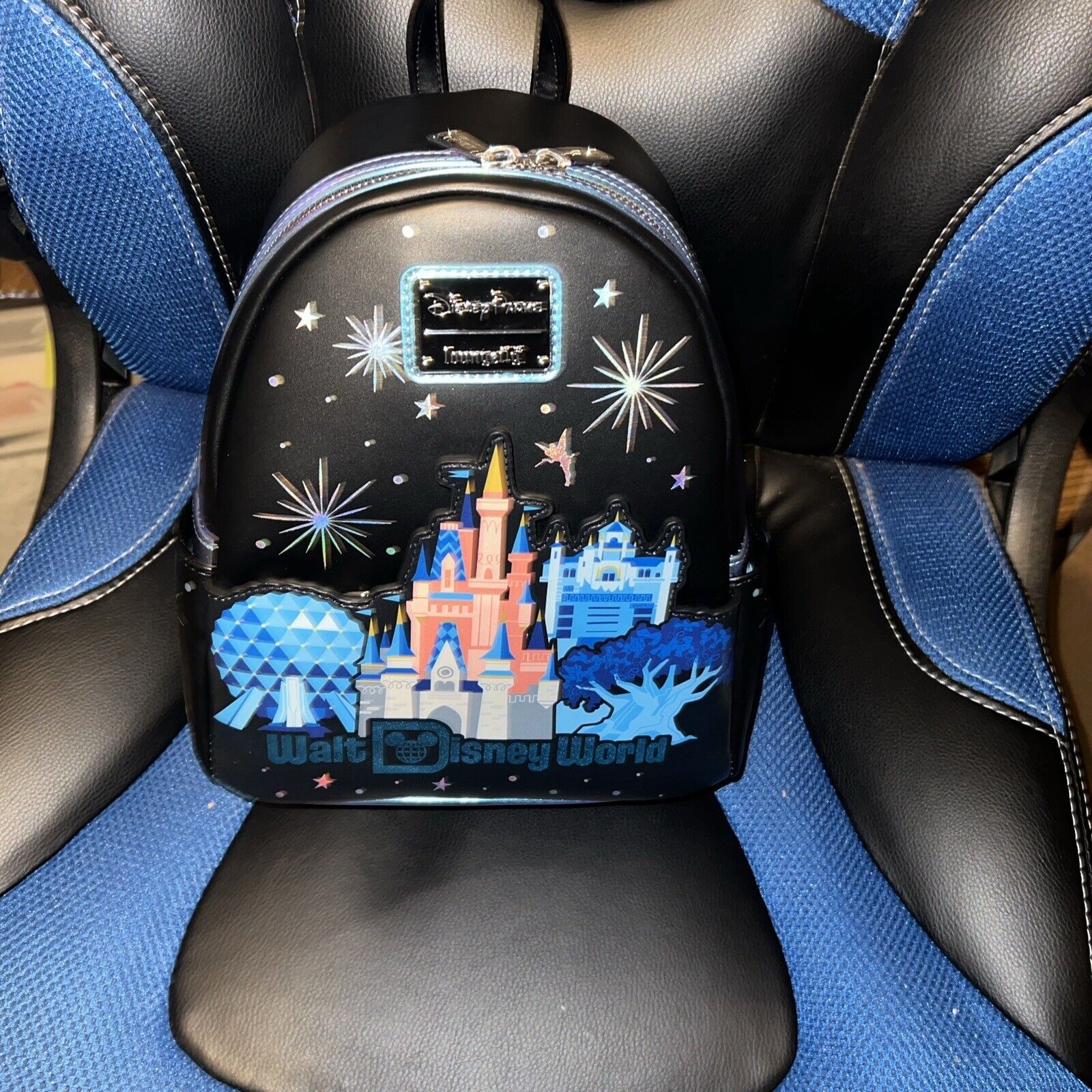 New Disney Parks Loungefly Walt Disney World 4 Parks Icons Mini Backpack