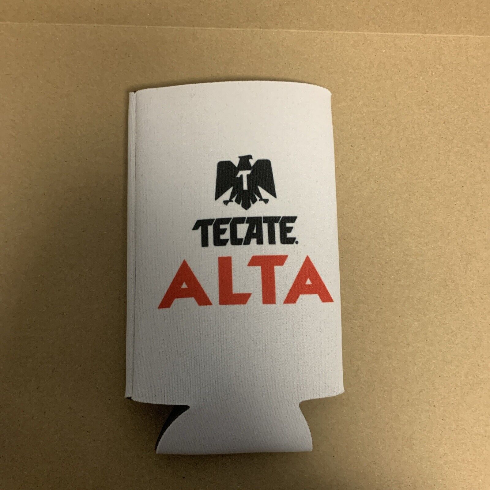 TECATE ALTA Beer KOOZIE - NEW - Long can drink coozie