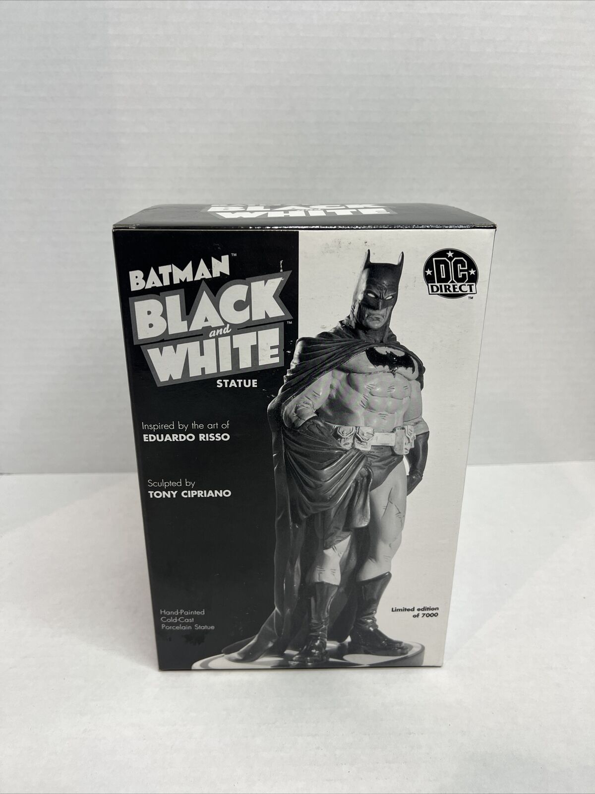 Batman Black and White DC Direct Mini-Statue by Eduardo Risso 0872/7000 - 1st Ed