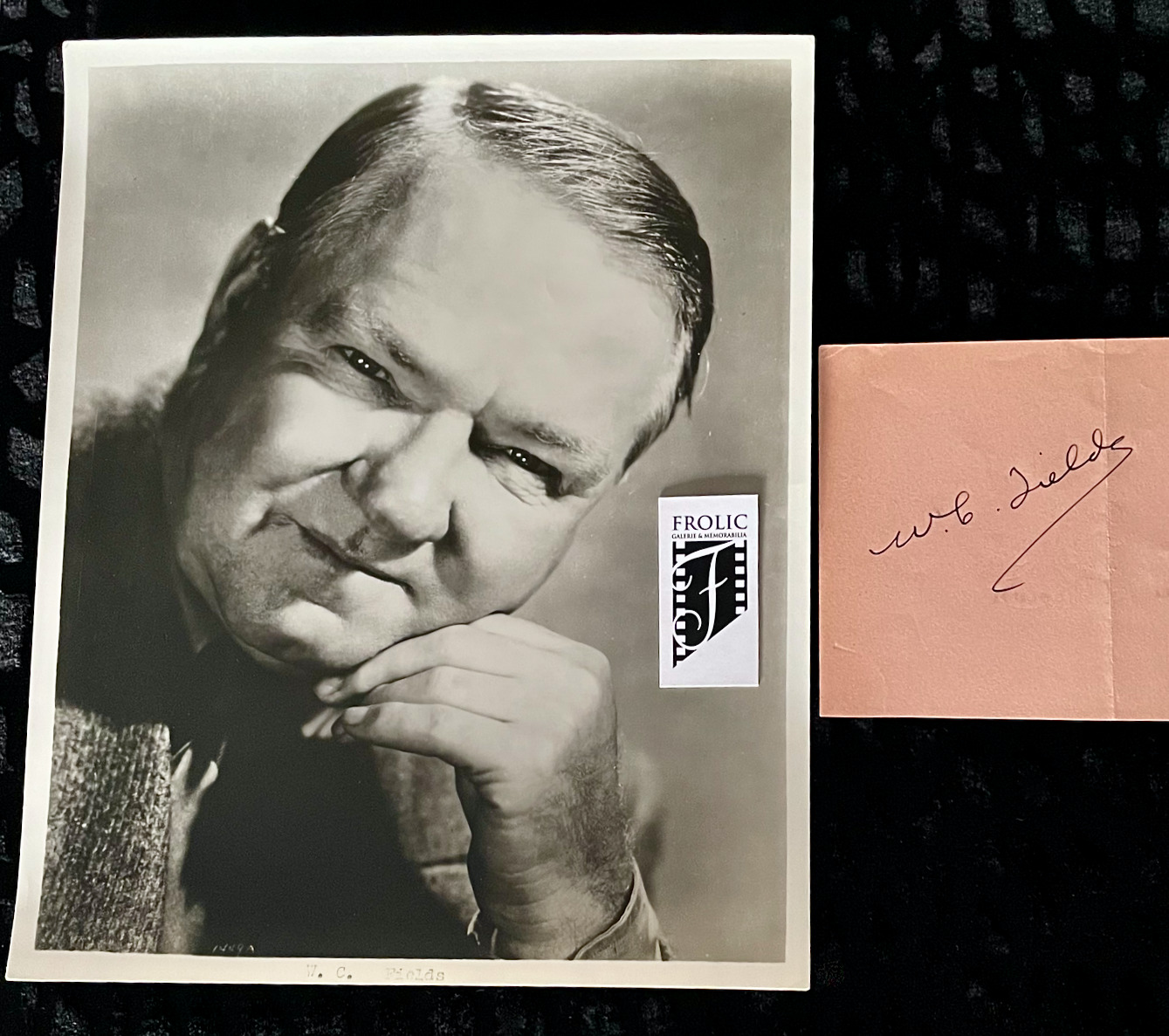 W.C. FIELDS Signed 1940's Autograph, Stickel & ACA (3 x LOA's) American Legend