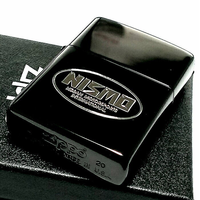 ZIPPO lighter x NISMO nickel black Nissan Genuine gift Etching engraving JDM