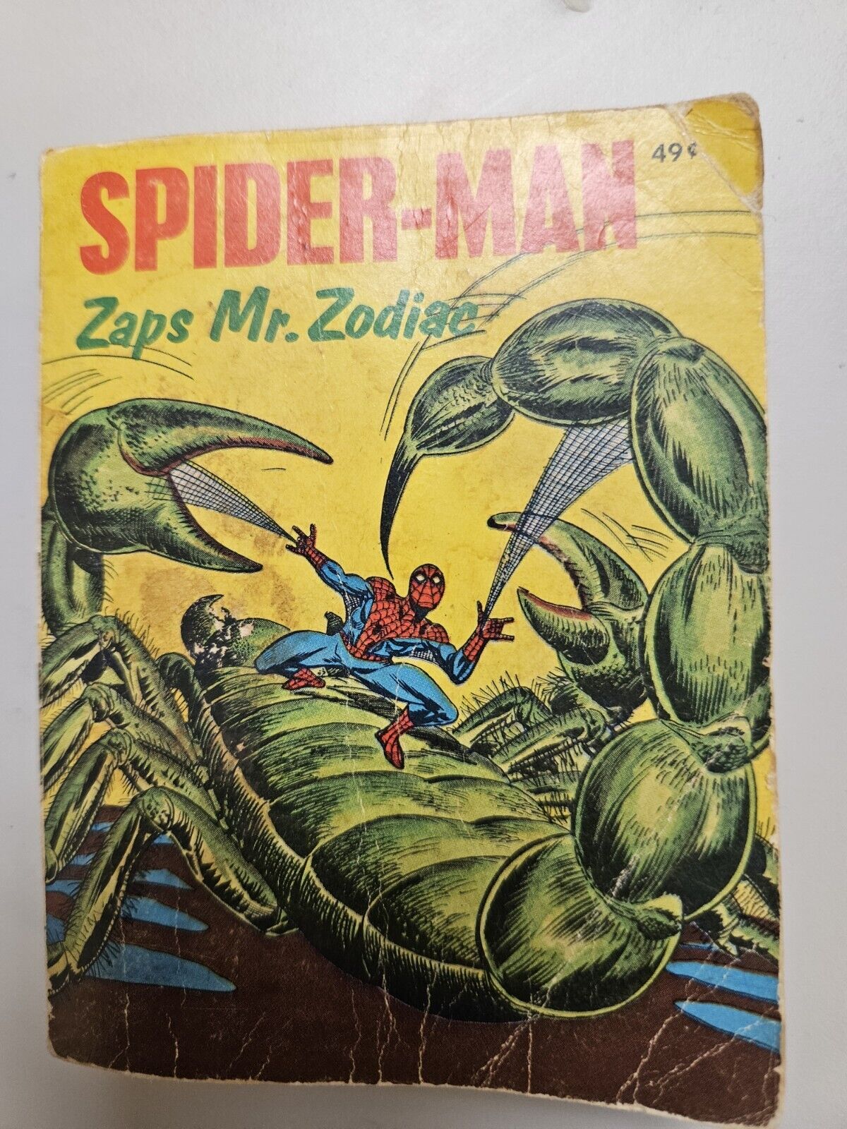 Spider-Man Zaps Mr. Zodiac 1976 A Big Little Book Marvel Comics George S. Elrick
