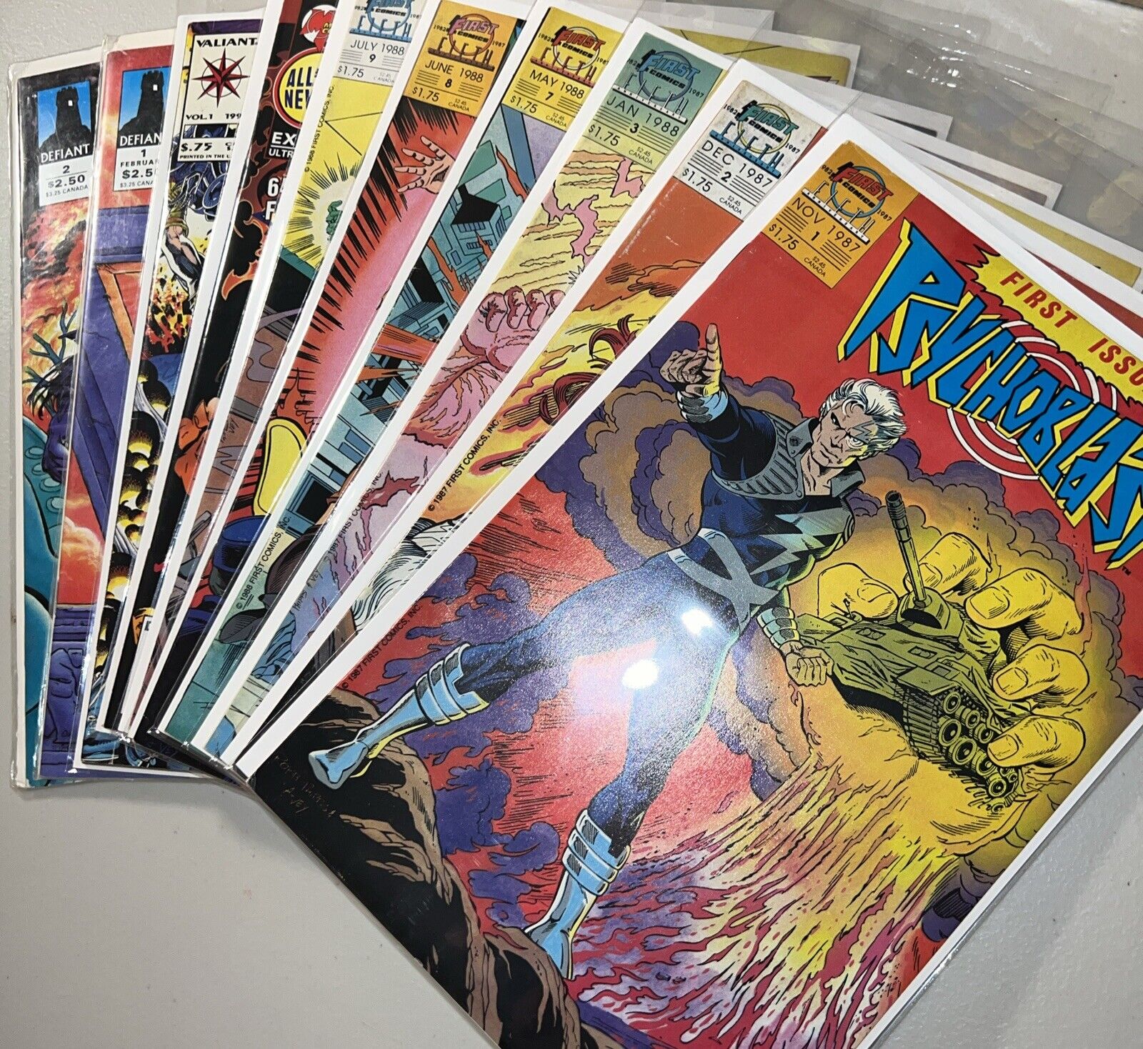 Mixed Lot Of 10 Comic Books Back Issues Pre-Owned
