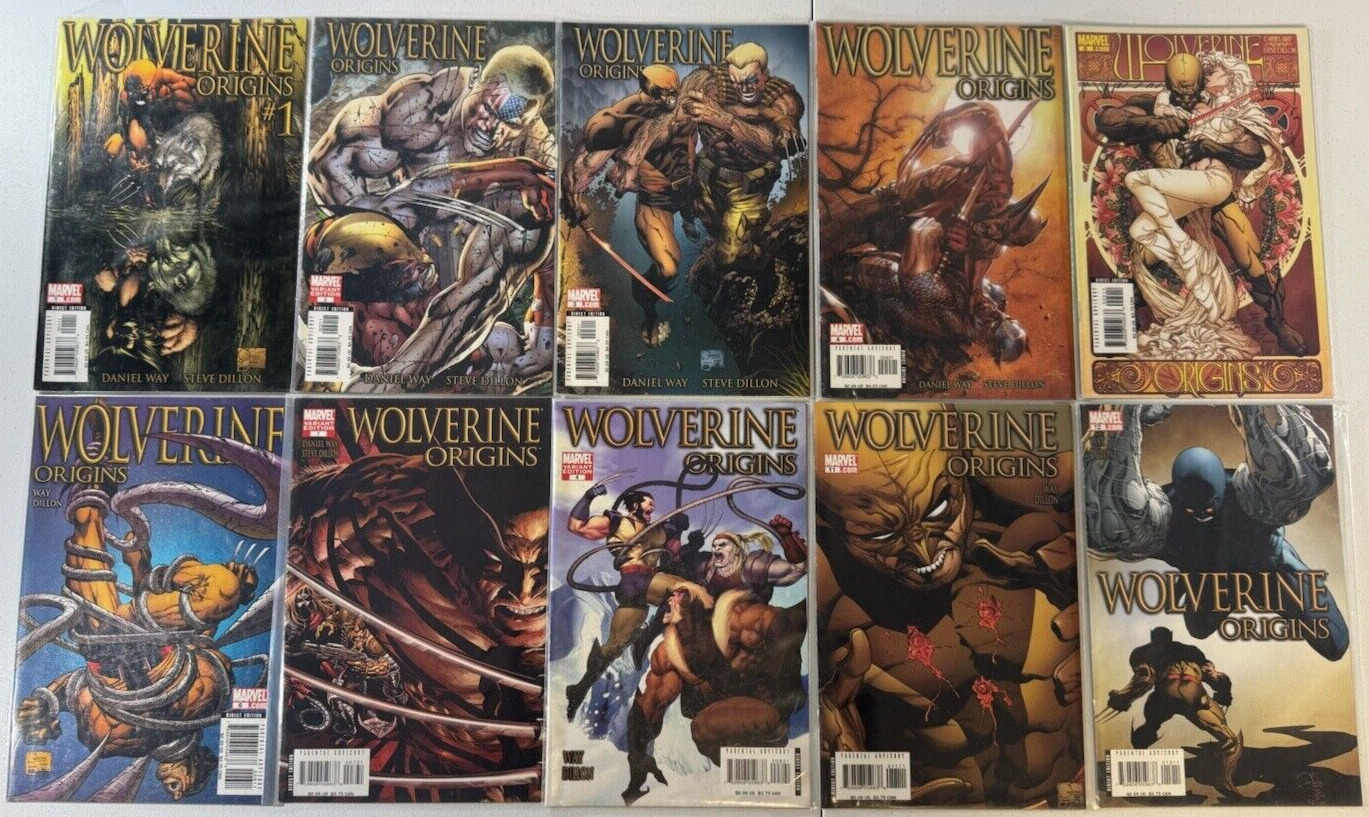 Wolverine Origins #1-16 Run + Annual #1+ Soultaker #1 Marvel 2006 Lot of 16 NM-M