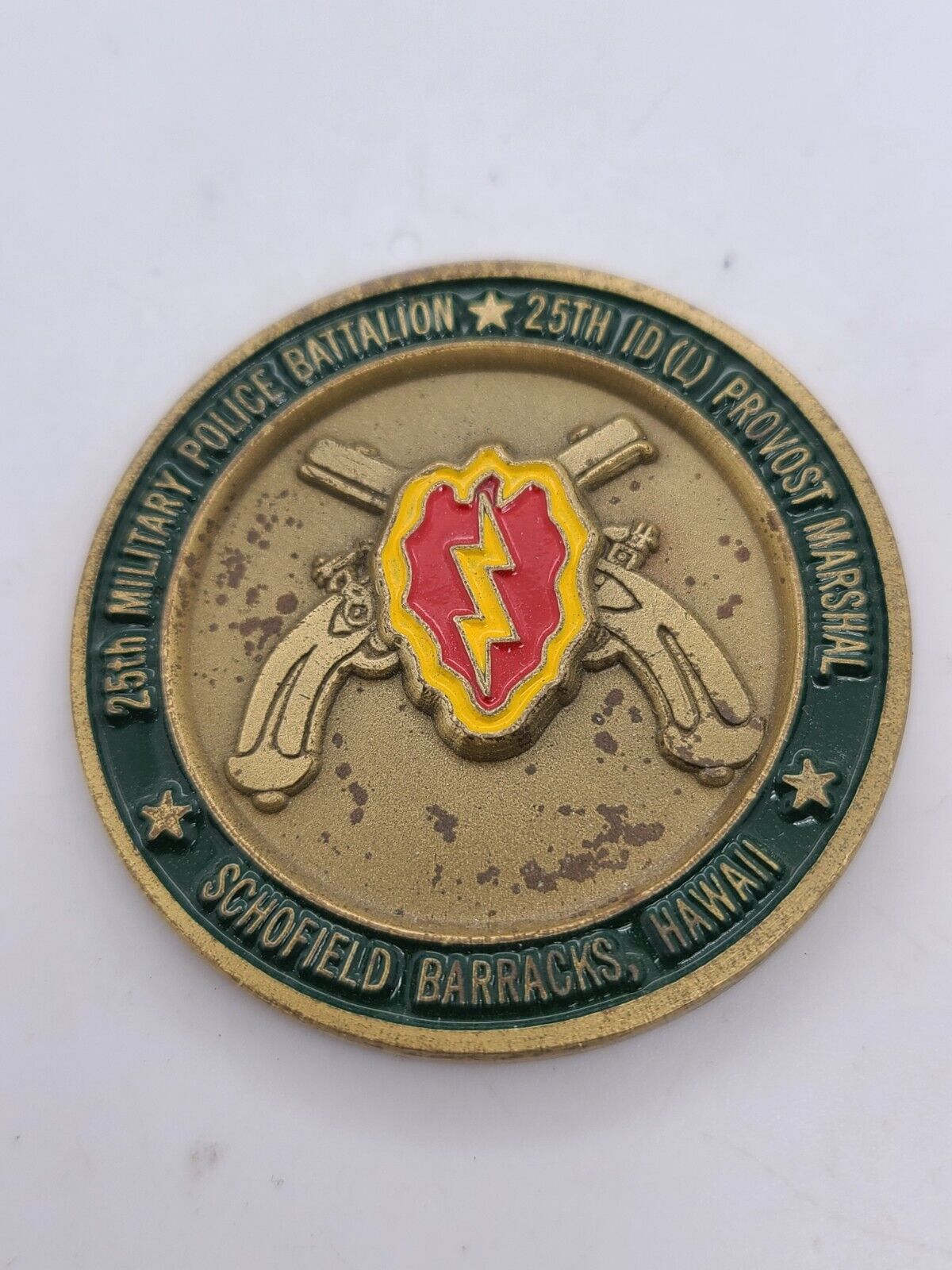 25th Military Police Battalion 25th ID Provost Marshal Hawaii  Challenge Coin